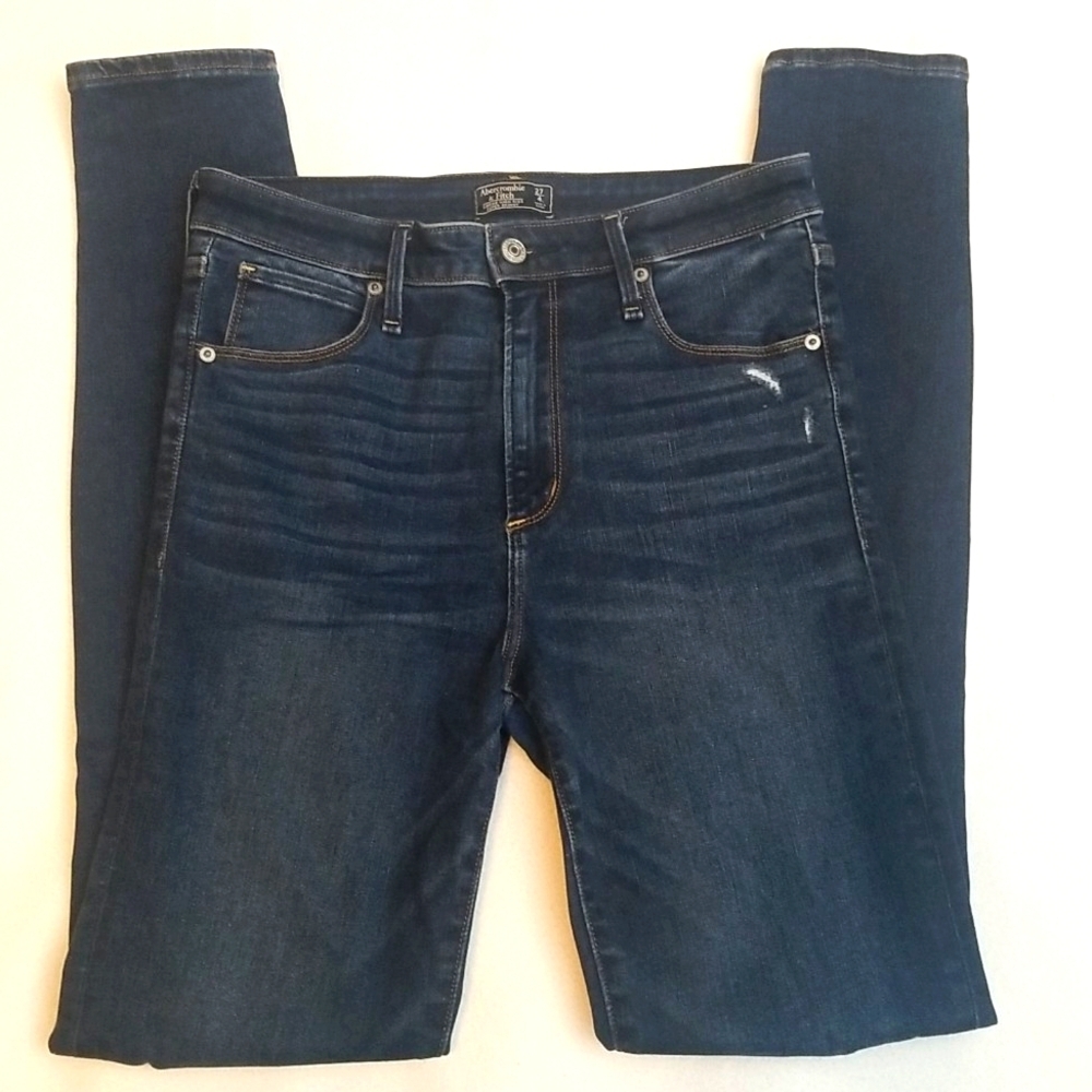 *LAST CHANCE ITEM!*  A & F Simone High-rise Super Skinny Distressed Jeans